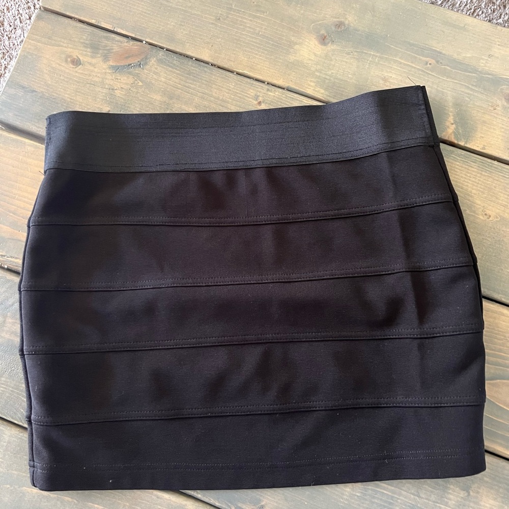 Charlotte Russe Black Bandage Skirt